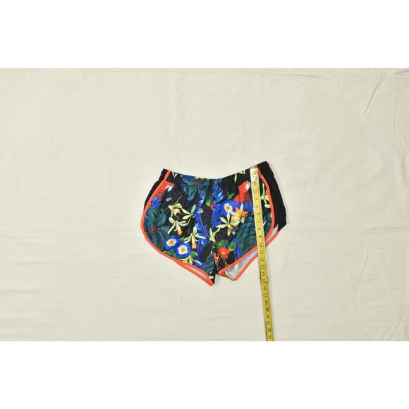 Nike Dri-FIT Tempo Running Shorts Womens Regular Size L Tropical Parrot Print Li - Picture 3 of 8